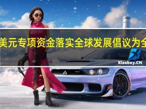中方将推出100亿美元专项资金落实全球发展倡议 为全球发展事业注入新动能