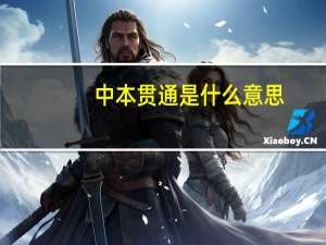中本贯通是什么意思
