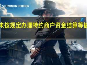 中汇支付因未按规定办理特约商户资金结算等被罚没超8000万元