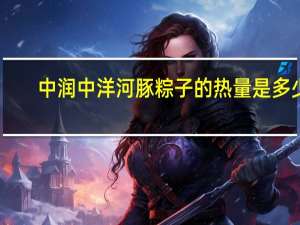 中润 中洋河豚粽子的热量是多少