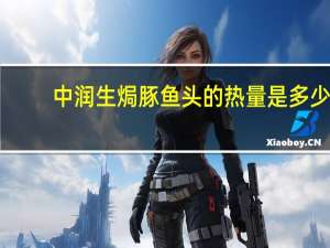 中润 生焗豚鱼头的热量是多少