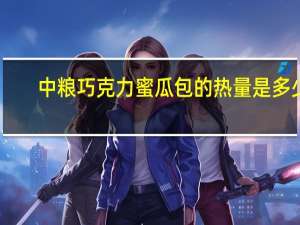 中粮 巧克力蜜瓜包的热量是多少