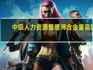 中级人力资源管理师含金量高吗