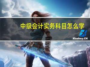 中级会计实务科目怎么学