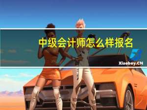 中级会计师怎么样报名