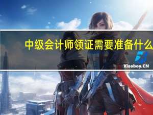 中级会计师领证需要准备什么