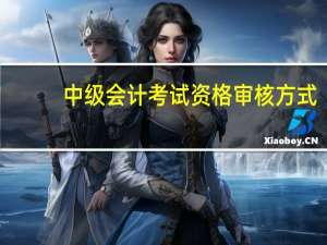 中级会计考试资格审核方式