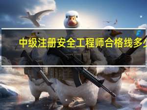 中级注册安全工程师合格线多少