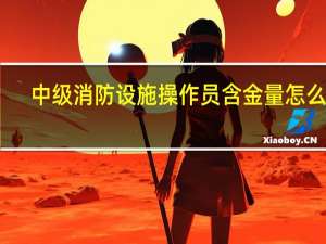 中级消防设施操作员含金量怎么样