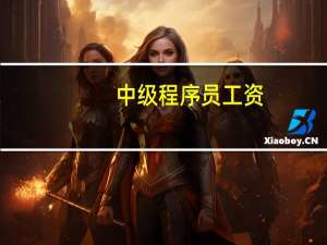 中级程序员工资