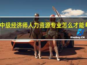 中级经济师人力资源专业怎么才能考过啊