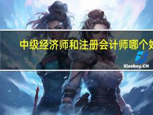 中级经济师和注册会计师哪个好