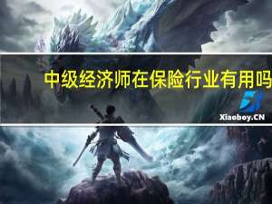 中级经济师在保险行业有用吗