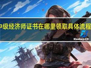 中级经济师证书在哪里领取 具体流程是什么