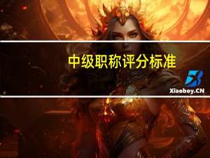 中级职称评分标准