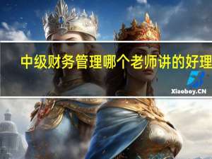 中级财务管理哪个老师讲的好理解（中级财务管理哪个老师讲的好）