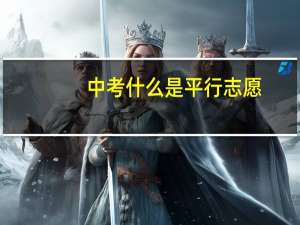 中考什么是平行志愿