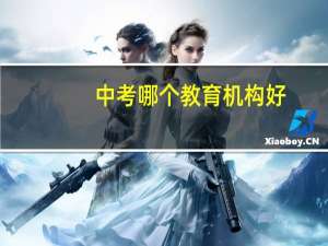 中考哪个教育机构好