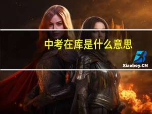 中考在库是什么意思