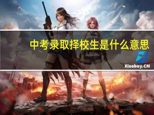 中考录取 择校生 是什么意思