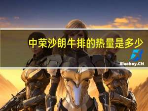 中荣 沙朗牛排的热量是多少
