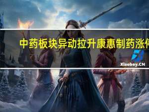 中药板块异动拉升 康惠制药涨停
