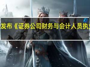 中证协发布《证券公司财务与会计人员执业行为规范（2023年修订）》