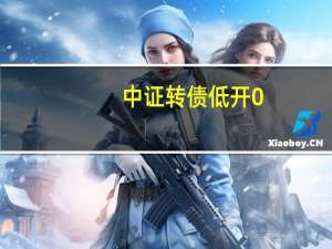 中证转债低开0.01%新致转债、信服转债、神通转债跌超1%；聚隆转债涨超6%东宝转债涨超3%