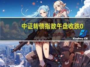 中证转债指数午盘收跌0.16%N运机转涨超15%鸿达转债涨约11%天康转债跌超17%远东转债跌超10%