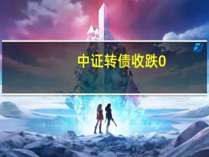 中证转债收跌0.21%