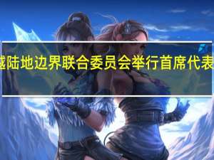 中越陆地边界联合委员会举行首席代表特别会晤