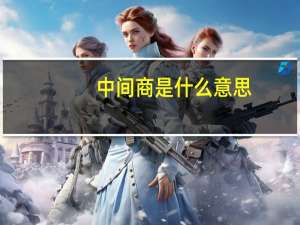 中间商是什么意思