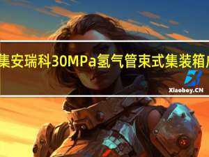 中集安瑞科30MPa氢气管束式集装箱成功下线