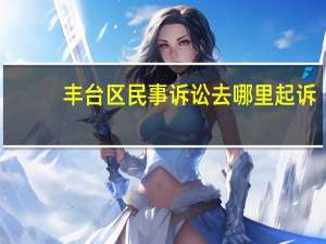 丰台区民事诉讼去哪里起诉