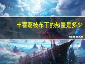 丰喜 荔枝布丁的热量是多少