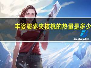 丰姿 骏枣夹核桃的热量是多少