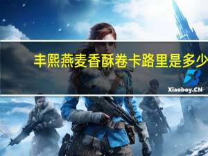 丰熙 燕麦香酥卷卡路里是多少