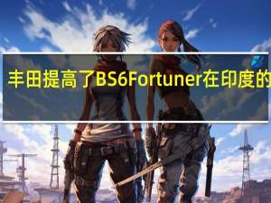 丰田提高了BS6 Fortuner在印度的价格