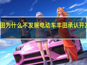 丰田本田为什么不发展电动车 丰田承认开发电动车失败