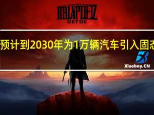 丰田预计到2030年为1万辆汽车引入固态电池技术