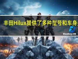 丰田Hilux提供了多种型号和车身类型