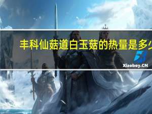 丰科 仙菇道白玉菇的热量是多少