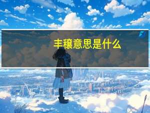 丰穣意思是什么