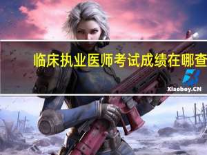 临床执业医师考试成绩在哪查
