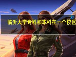 临沂大学专科和本科在一个校区吗