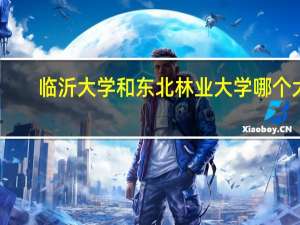 临沂大学和东北林业大学哪个大