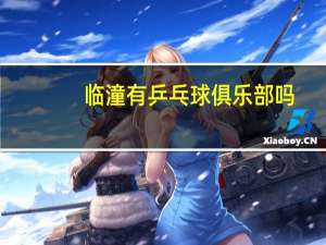 临潼有乒乓球俱乐部吗