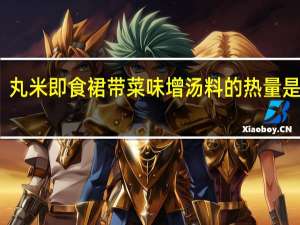 丸米 即食裙带菜味增汤料的热量是多少