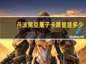 丹波黑豆 菓子卡路里是多少