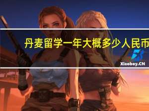 丹麦留学一年大概多少人民币